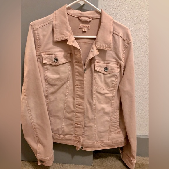 Merona Jackets & Blazers - Merona brand, pink Jean jacket, size XL